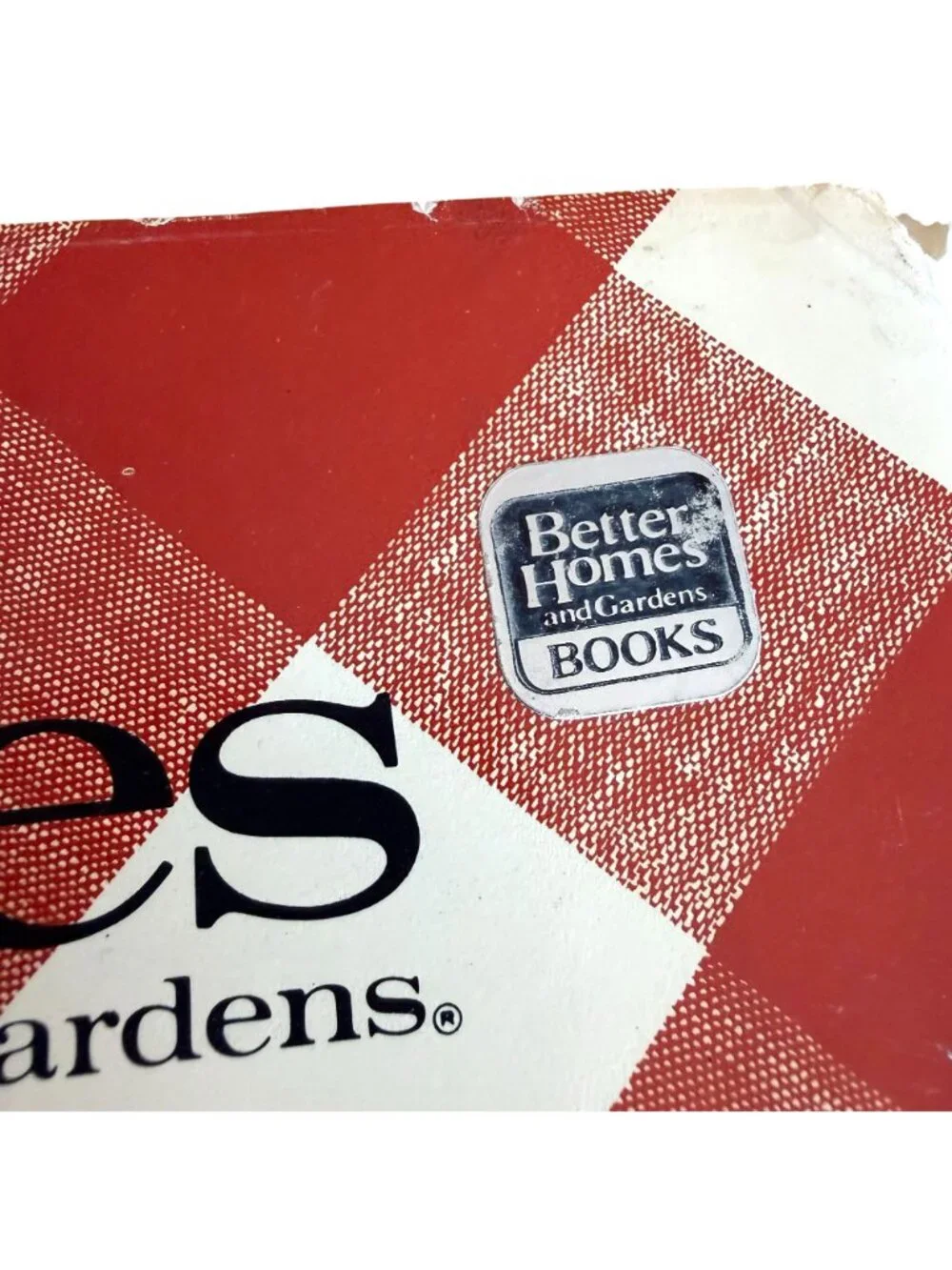 Better Homes & Gardens New Cookbook First Casebound Edition Red Plaid 1983